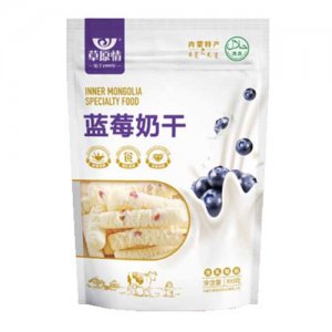 草原情蓝莓奶干100g