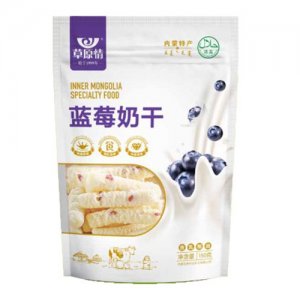 草原情蓝莓奶干150g