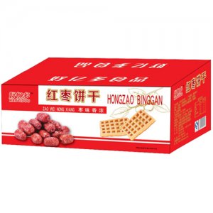 好亿多红枣饼干箱装