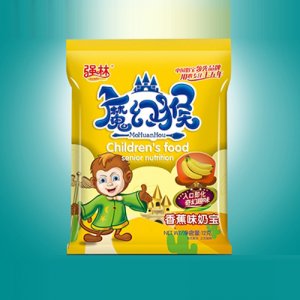 强林魔幻猴香蕉强林味奶宝12g