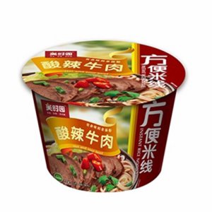 美时园酸辣牛肉方便米线