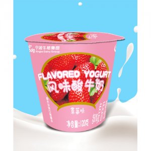 涌优120g 草莓风味酸牛奶