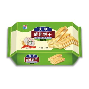 庆联威化饼干椰奶味160g