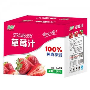 谷源草莓汁盒装