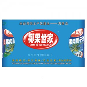 椰果世家245mlx4罐果肉椰汁时尚装