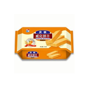 庆联威化饼香橙味160g