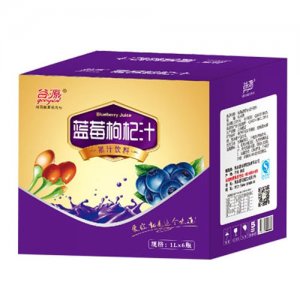 谷源蓝莓枸杞汁盒装