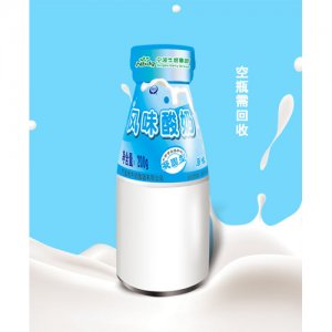 涌优200g 瓶装原味风味酸牛奶