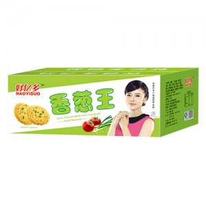 好亿多香葱王饼干箱装
