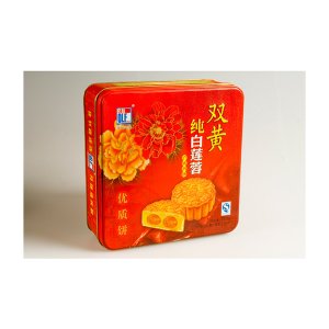 庆联双黄纯白莲蓉月饼礼盒装