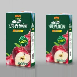 王老吉顶养果园苹果汁1L