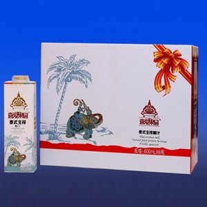 喜爱果园泰式生榨椰汁礼盒红版600ml