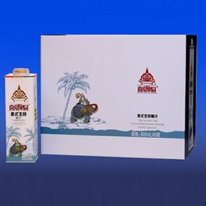 喜爱果园泰式生榨椰汁礼盒蓝版600ml
