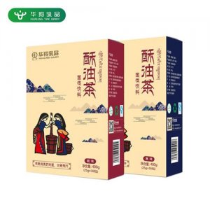 华羚牦牛乳品 牦牛乳酥油茶400g盒装