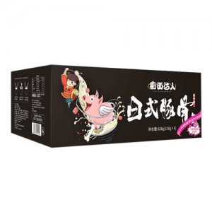 痴面达人日式豚骨拉面138gx6桶