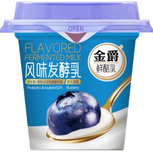 友芝友金爵风味发酵乳210g蓝莓味