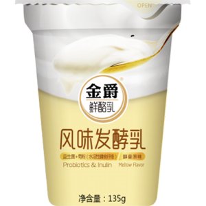 友芝友金爵风味发酵乳135g原味