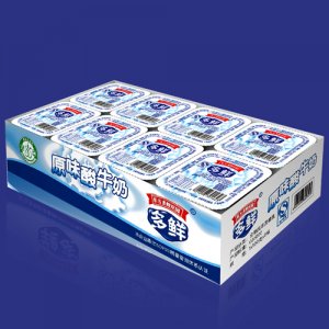 多鲜八连杯原味酸奶