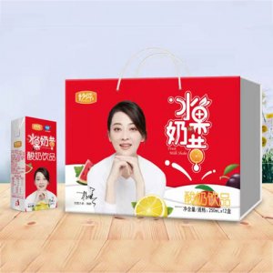 妙纯水果奶昔酸奶饮品250mlx12盒