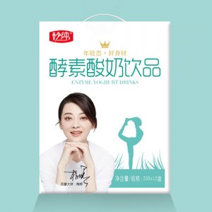 妙纯酵素酸奶250mlx12盒装