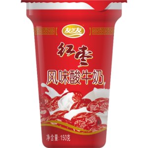友芝友红枣风味酸牛奶150g