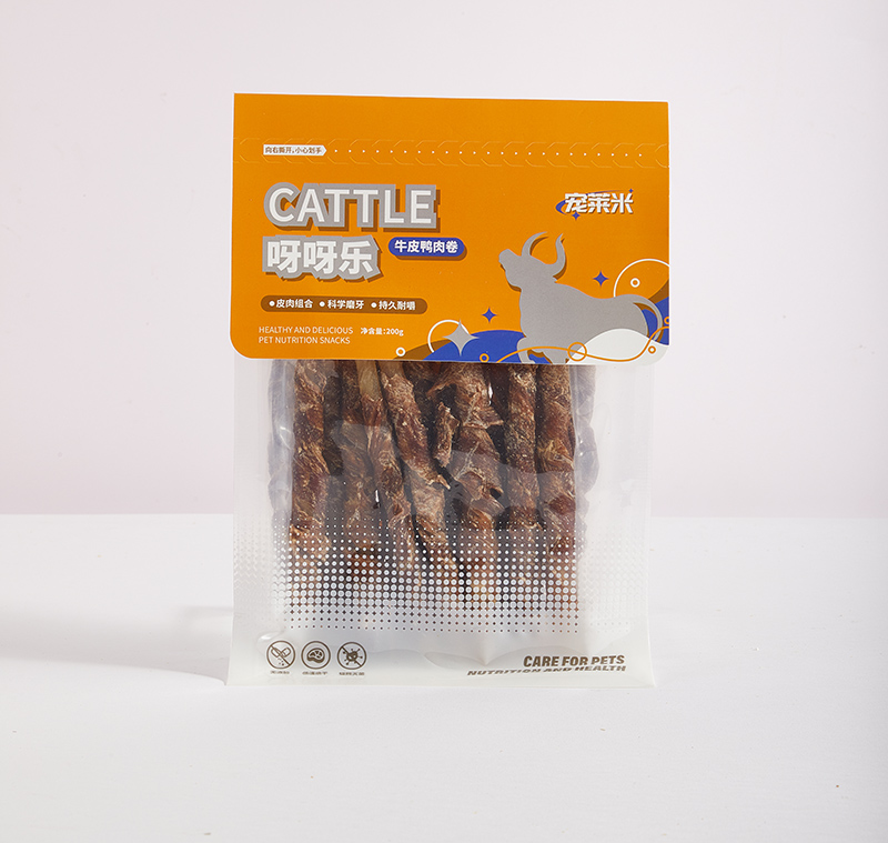 牛皮鸭肉卷 宠物食品OEM/ODM贴牌定制代加工