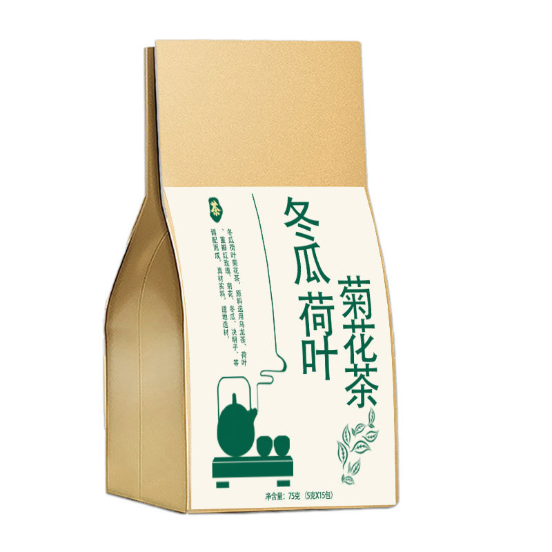 冬瓜荷叶袋泡茶养生茶代加工,严格精选真材实料,产能大,出货快