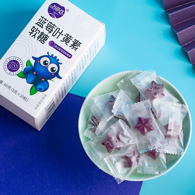 蓝莓叶黄素酯软糖代加工实力厂家提供全方位一站式加工服务