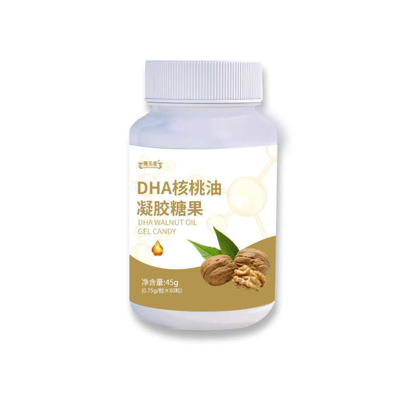 DHA核桃油凝胶糖果代加工|我负责加工生产,你来提供制作配方!