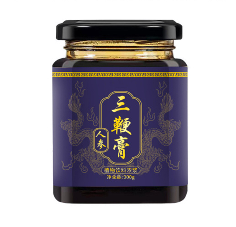 300g人參三鞭膏植物飲料濃漿代加工 烏雞白鳳膏滋貼牌生產廠家.jpg