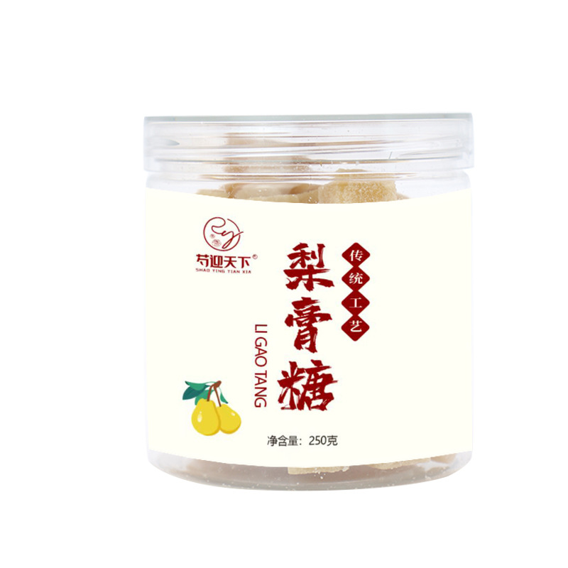 定制代加工秋梨膏糖 厂家批发直播带货薄荷糖嗓子手工梨膏糖贴牌.jpg