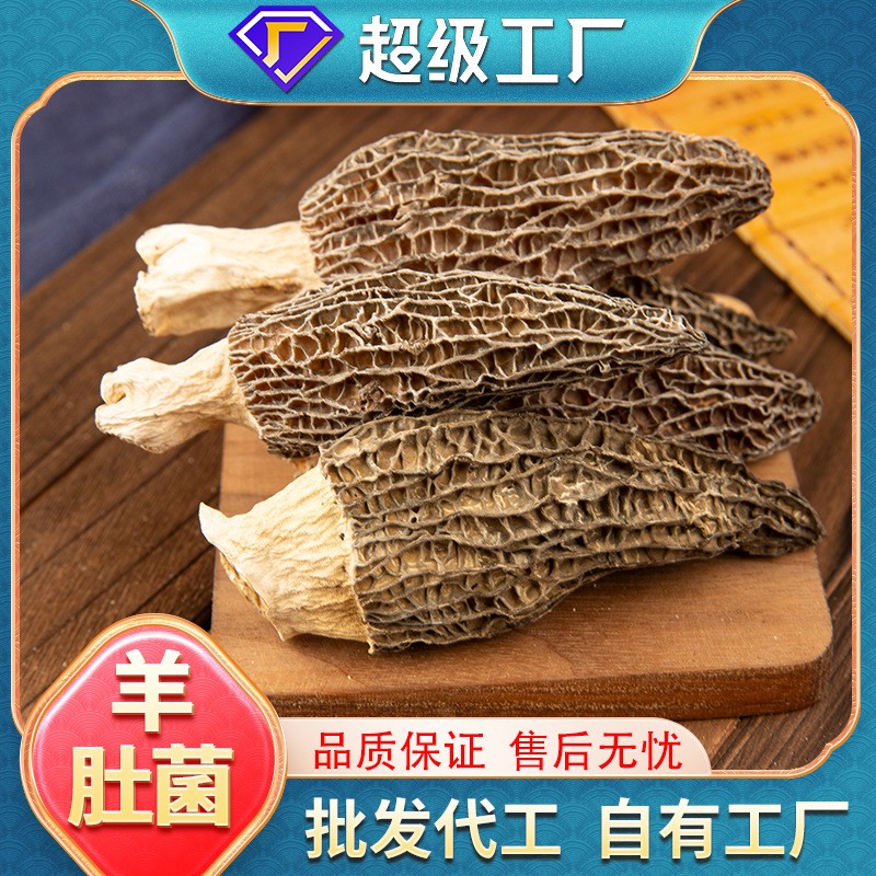 OEM定制加工羊肚菌干货菌菇汤料包煲炖汤食材云南特产羊肚菌批发.jpg