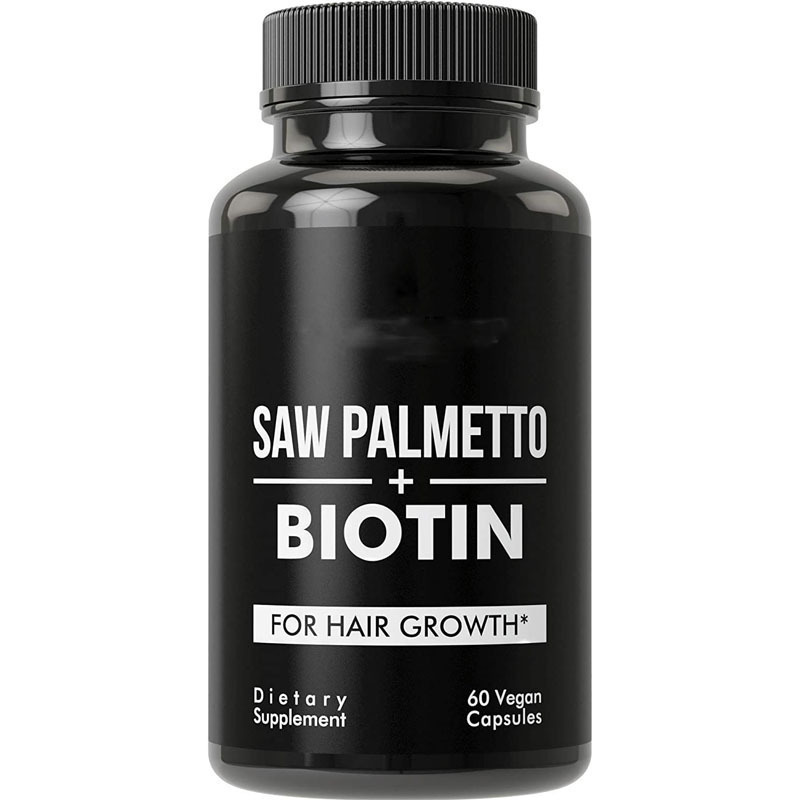 生物素胶囊锯叶棕提取Saw Palmetto biotin capsules跨境供应代发.jpg