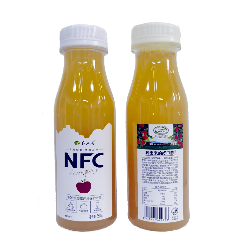 红石沟 NFC100%苹果汁 鲜果榨取苹果汁2.jpg