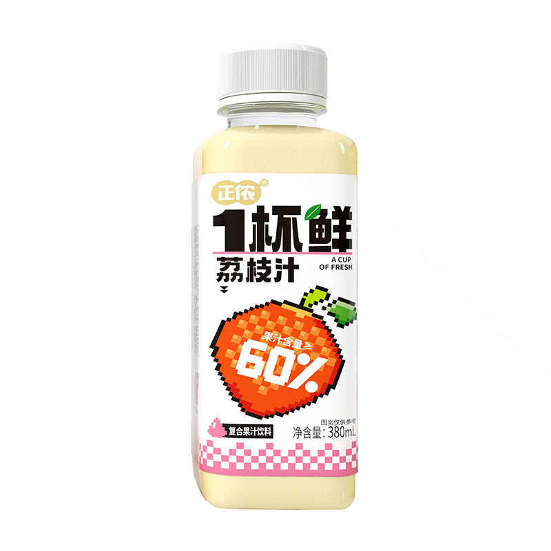 正侬1杯鲜荔枝汁380ml复合果汁饮料.jpg