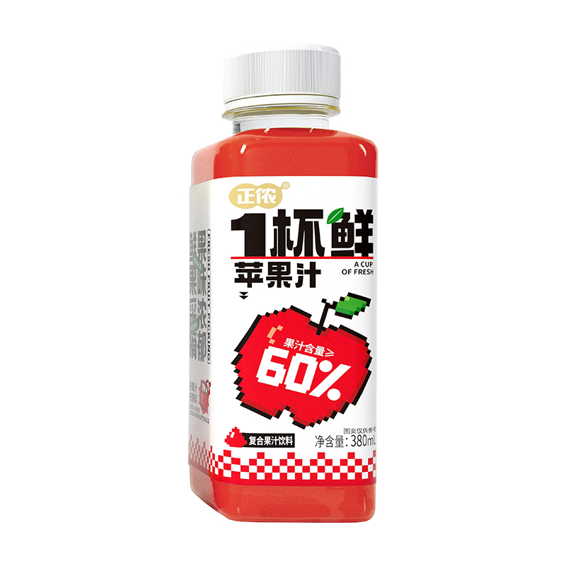 正侬1杯鲜苹果汁380ml复合果汁饮料.jpg