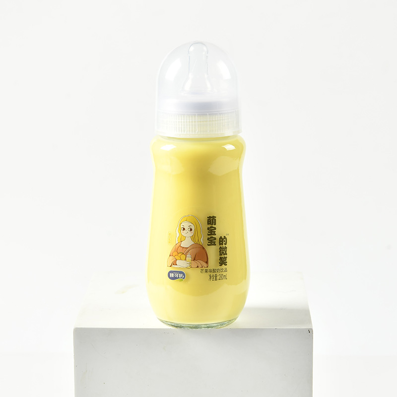 萌宝的微笑芒果味酸奶饮品.JPG