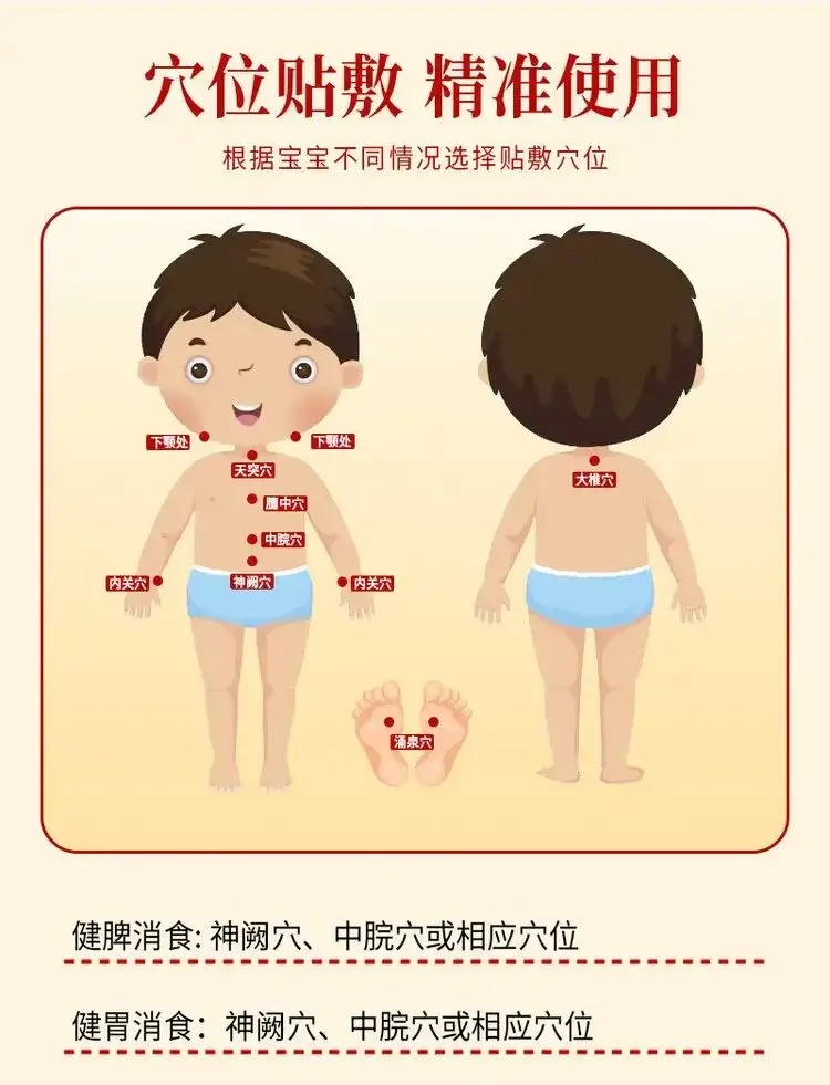 小儿贴蜂蜡贴代加工厂家 风寒感冒贴代理 利润空间大 穴位压力刺激贴04.jpg