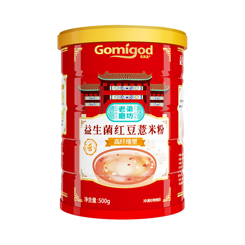 老梁磨坊益生菌红豆薏米粉罐装.jpg