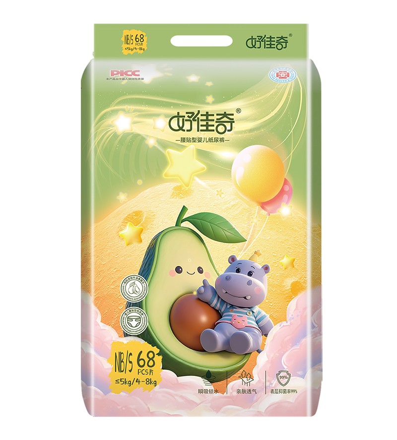 好佳奇腰贴型婴儿纸尿裤S68片.jpg