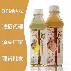 津丰风味茶饮料柠檬味白桃乌龙味360ml贴牌OEM/ODM