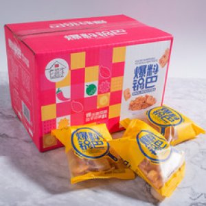 脆锅巴手工小零食400g整箱贴牌OEM/ODM
