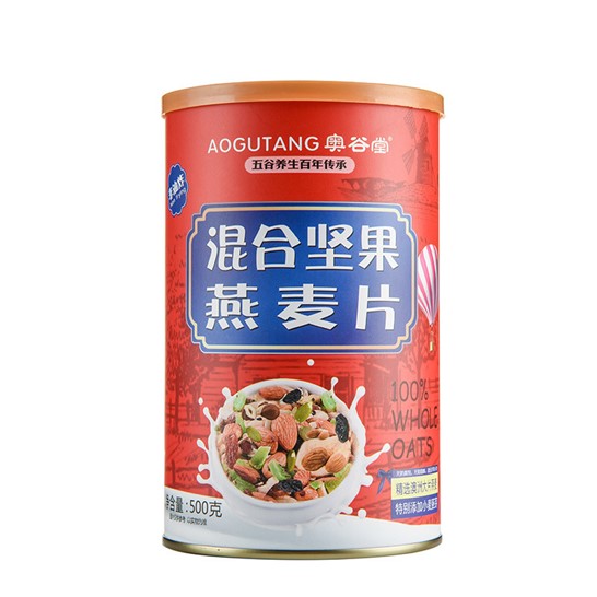 铁罐混合坚果燕麦片OEM/ODM定制代加工