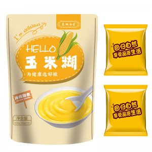 500克独立包装即食冲饮玉米糊OEM/ODM定制代加工