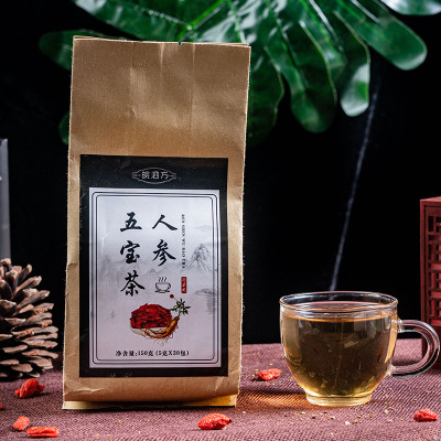 人参五宝茶150克代加工贴牌OEM/ODM
