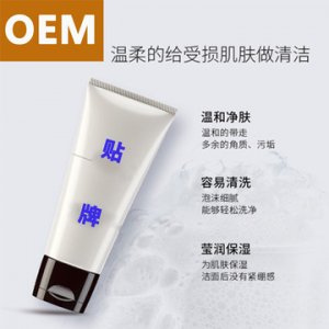 寶生堂水嫩保濕氨基酸洗面奶代加工貼牌定制代加工