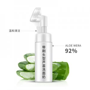 淳品生物帶刷頭型蘆薈洗面奶品OEM代加工