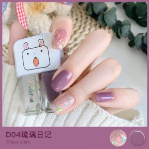美甲水性亮面磨砂可撕拉雙子星指甲油代加工貼牌OEM/ODM
