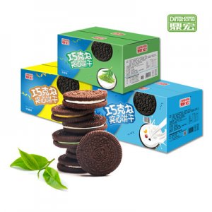 水果酸奶柠檬多口味夹心饼干代加工贴牌OEM/ODM