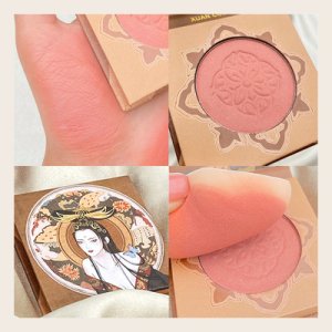 网红爆款XUAN COLOR立体腮红盘OEM代加工